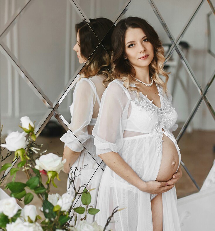 Пеньюары для беременных для фотосессии 38